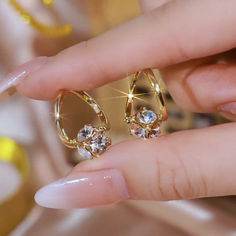 Premium Germanium Drop Earrings | Timeless Elegance With Refined Detail