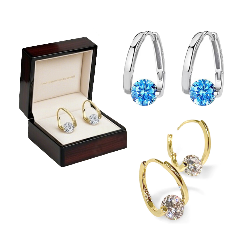 Germanium Stone Drop Earrings | Elegant Jewellery With Timeless Sparkle
