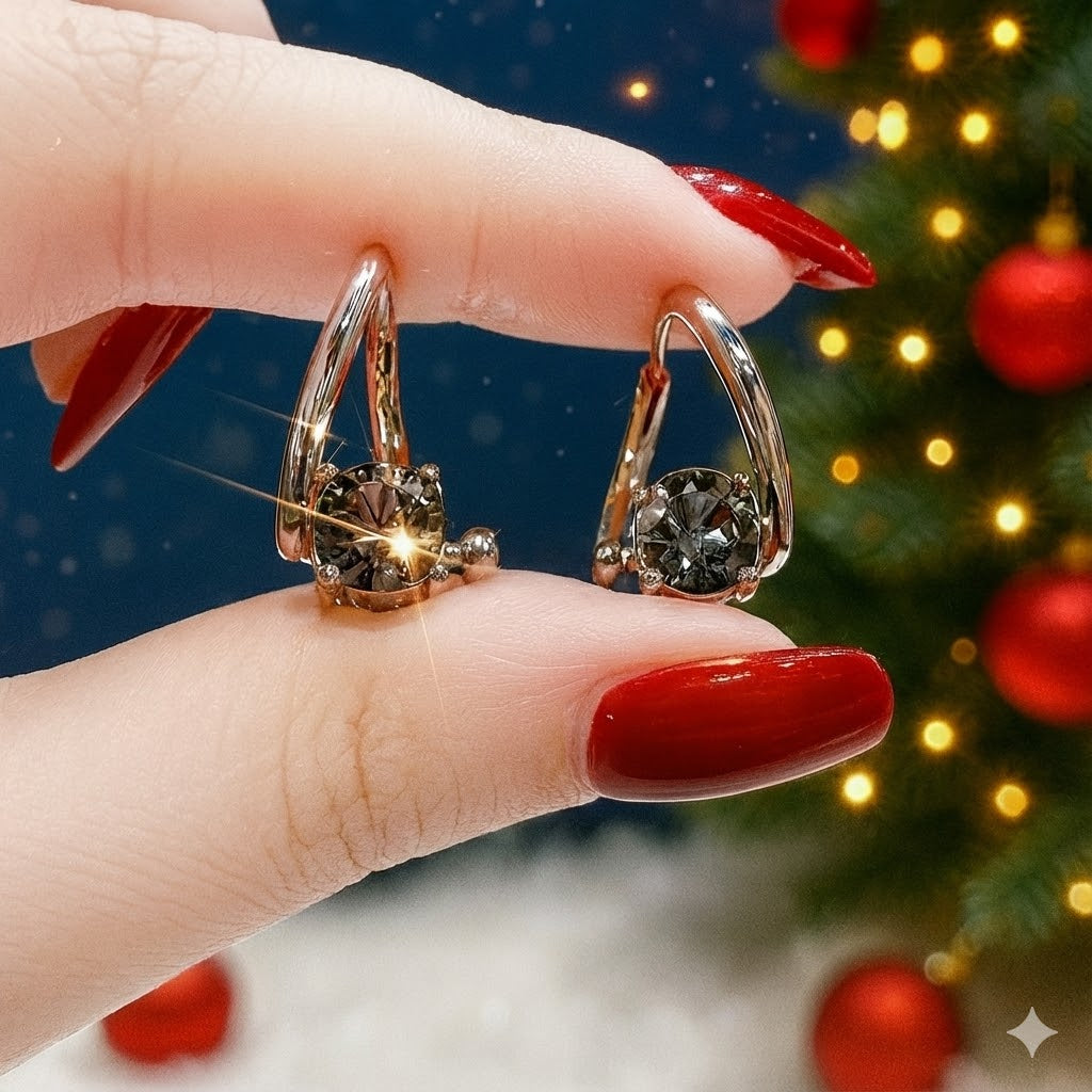Premium Germanium Drop Earrings | Timeless Elegance With Refined Detail