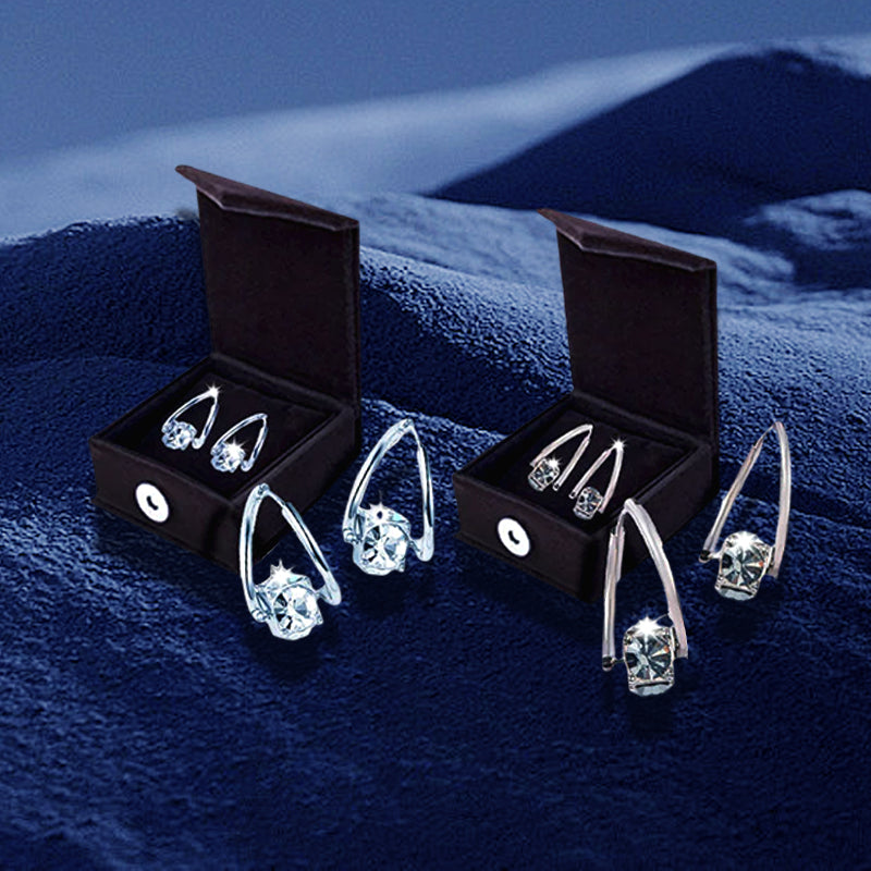 Premium Germanium Drop Earrings | Timeless Elegance With Refined Detail