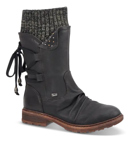 🔥 Women's Winter Low Barrel Orthotic Bow Support Wool Warm Boots