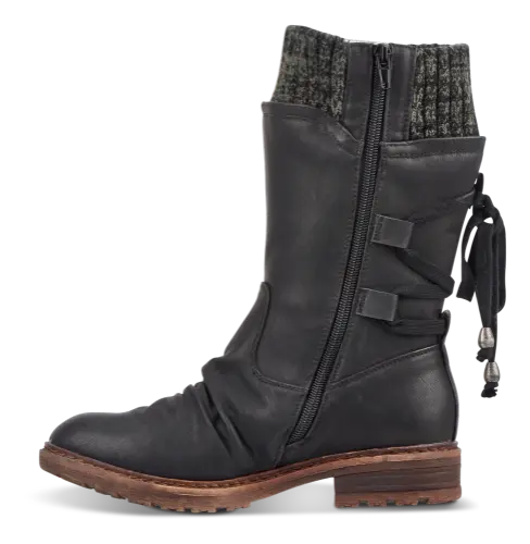 🔥 Women's Winter Low Barrel Orthotic Bow Support Wool Warm Boots