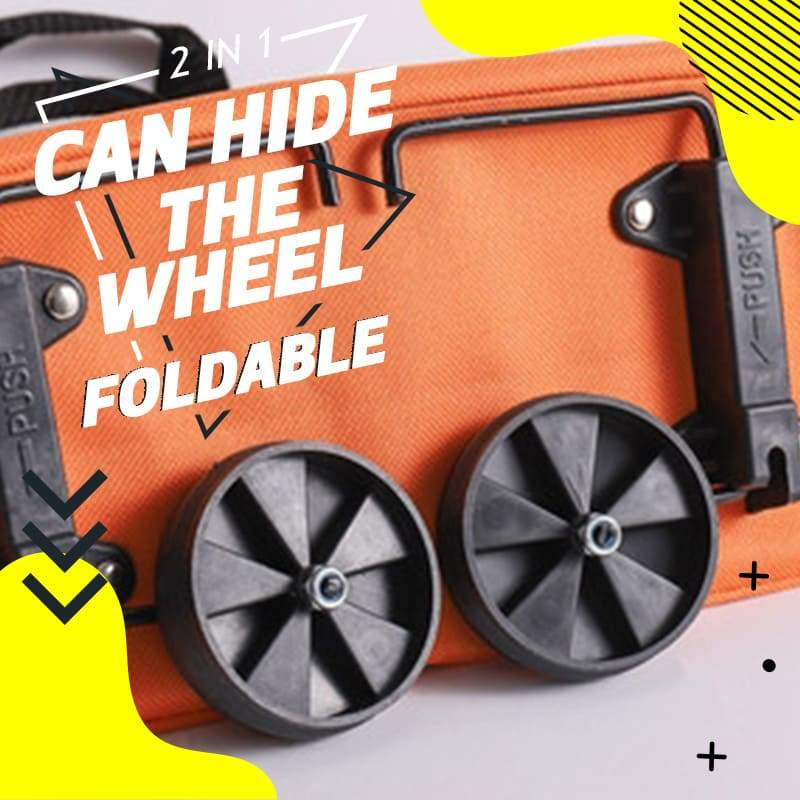 🔥 SHOPPING MADE EASY - 🛍️ Foldable 2-in-1 Shopping Bag
